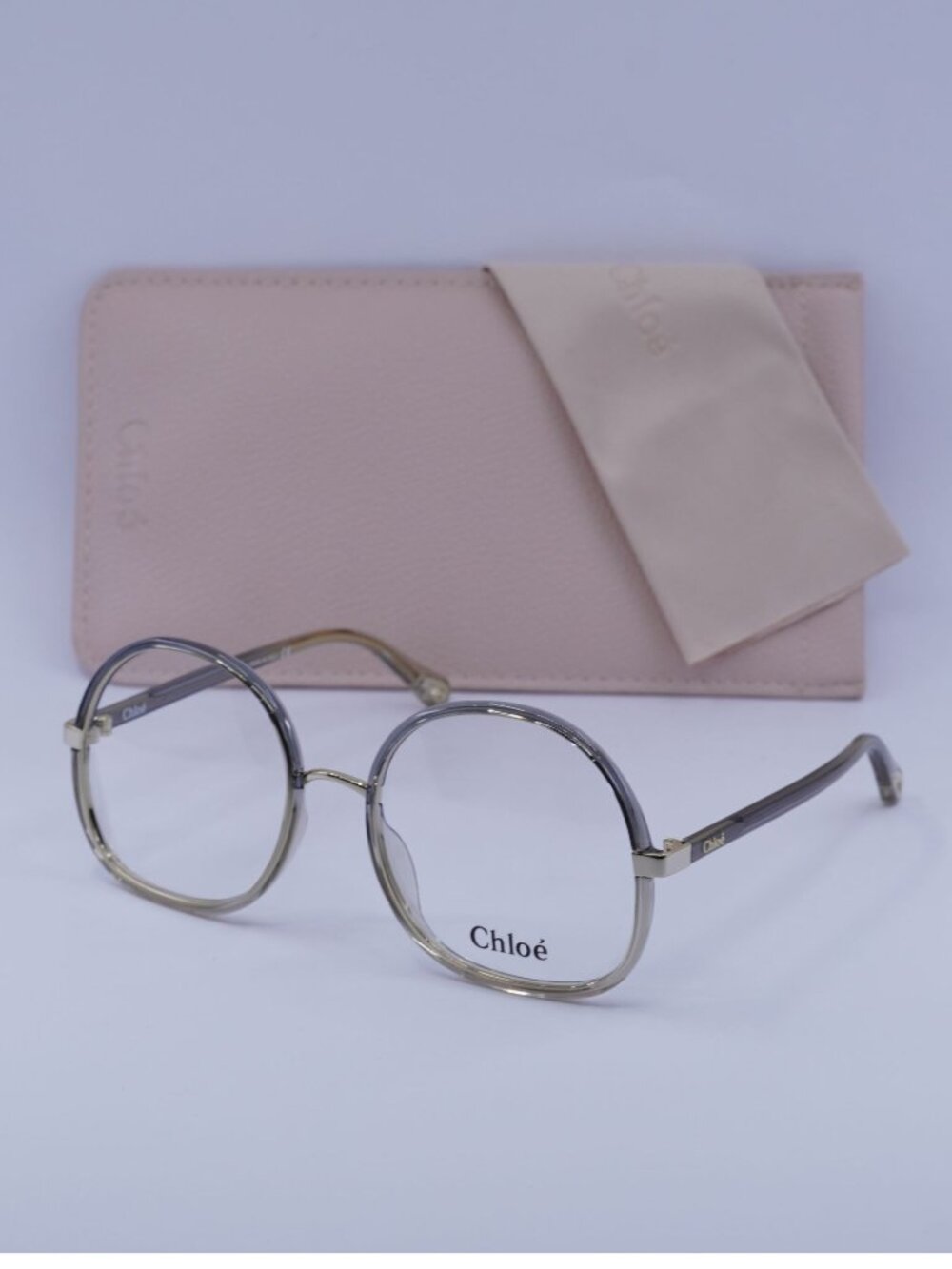 Chloe CH0032O 003 Round Eyeglasses 55mm - Grey